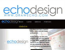 Tablet Screenshot of drawecho.com